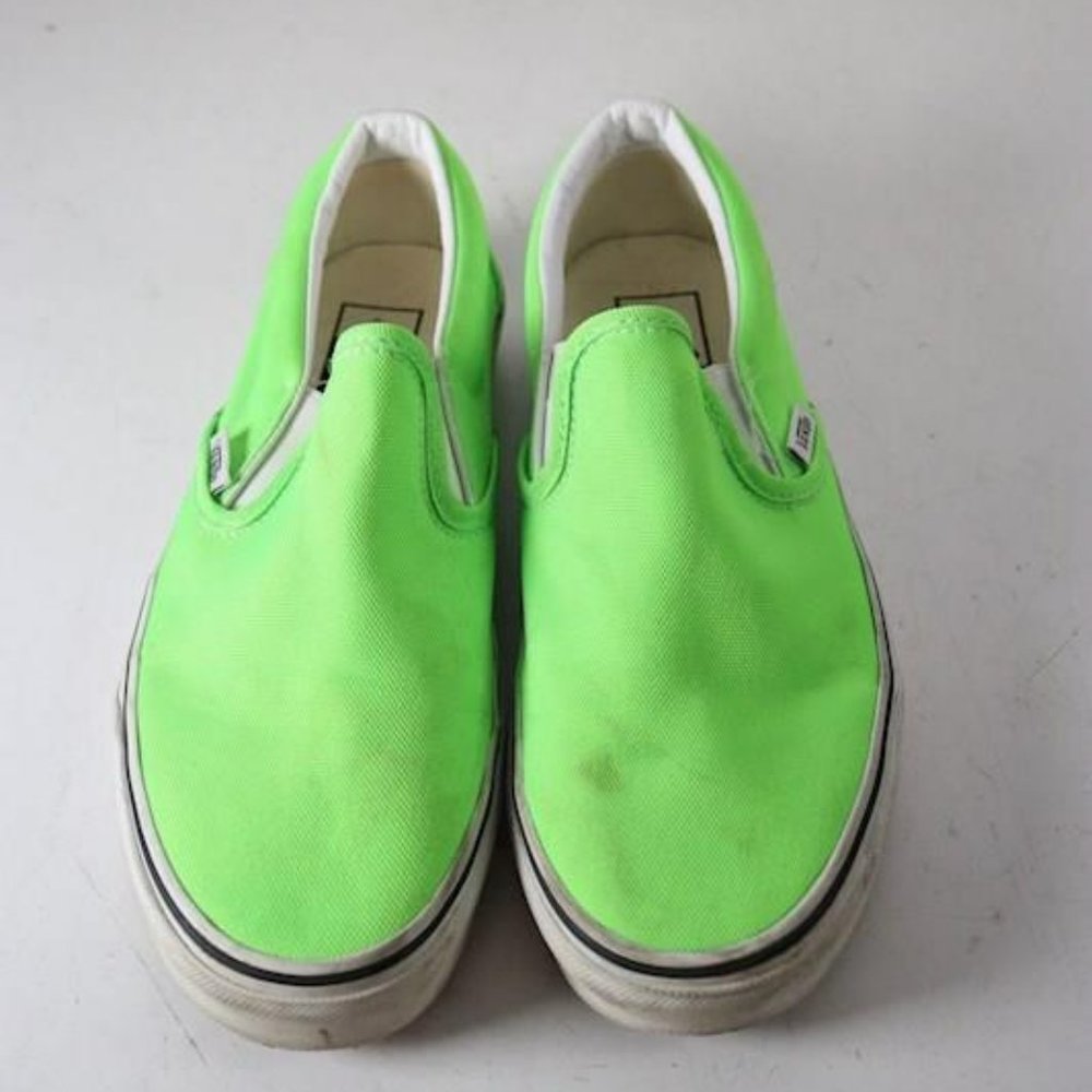 Vans neon Classic Slip On Shoes Women TANK TOP MEDIUM INCLUDED | Size: 7